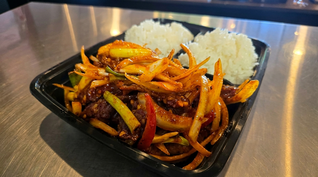 Spicy Pork Teriyaki.