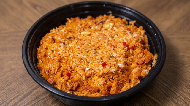 Kimchi Spam Fried Rice.
