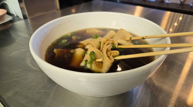Skewer Fish Cake Soup.