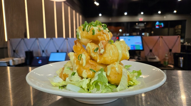 Wasabi Cream Shrimp.