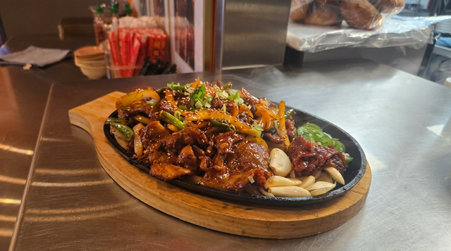 Jeyuk Bokkeum (Korean Spicy Pork).